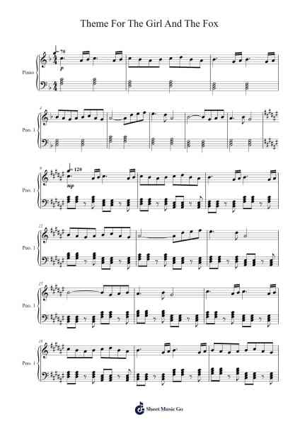 Theme For The Girl And The Fox Sheet Music by Mic De Villa-Arr.Peay