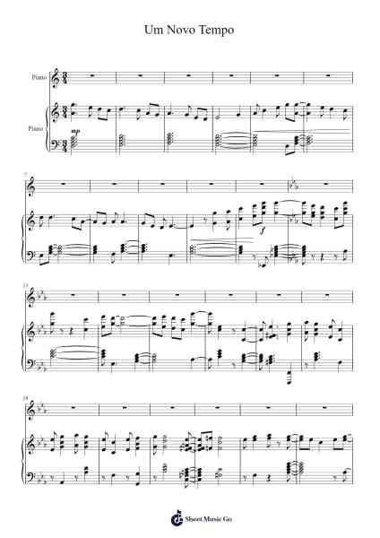 Um Novo Tempo Sheet Music by Marcos Valle-Arr.Snowcol