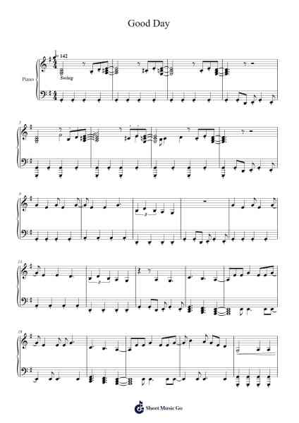 Good Day Sheet Music by Twenty One Pilots-Arr.Stanthy