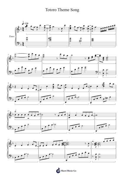 My Neighbor Totoro Sheet Music by Joe Hisaishi-Arr.Yvettenat Iveshall