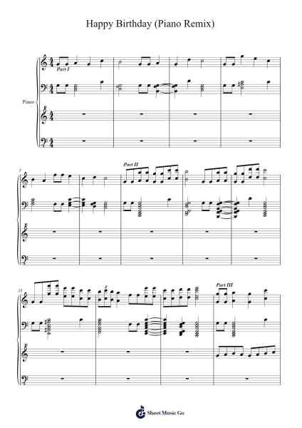 Happy Birthday Sheet Music by Misc Traditional-Arr.Davehume