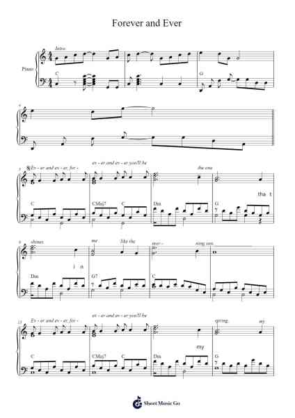 Forever and Ever Sheet Music by Demis Roussos-Arr.Morsedric