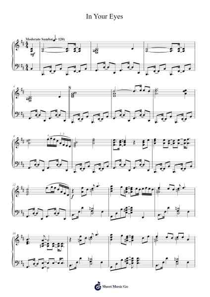 In Your Eyes Sheet Music by Peter Gabriel-Arr.Hawat