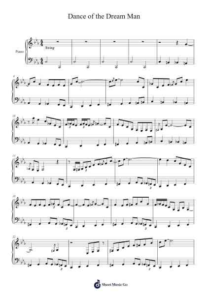 Dance of the Dream Man Sheet Music by Angelo Badalamenti-Arr.Diaben Shelwilde