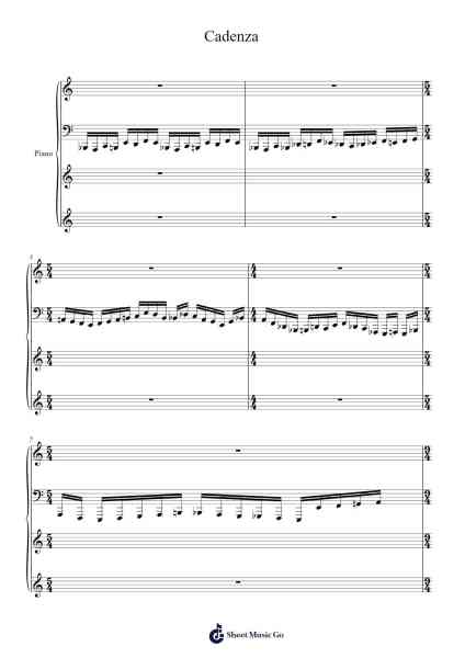 Cadenza Sheet Music by Kaikhosru Shapurji Sorabji-Arr.Feltrid