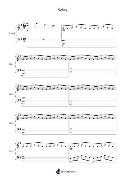 Solas Sheet Music by Jamie Duffy-Arr.Janecher Duh