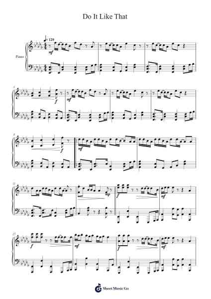 Do It Like That Sheet Music by TXT/Jonas Brothers-Arr.Wymo