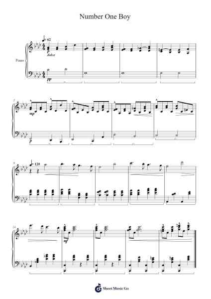 Andante Espressivo "Number One Boy" Sheet Music by Nicholas Britell-Arr.Fieldbing