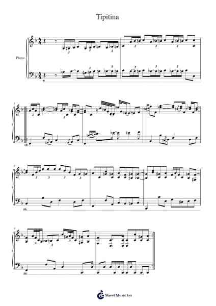 Tipitina Sheet Music by Dr. John-Arr.Moulboyce