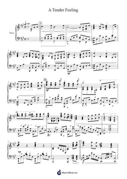 A Tender Feeling Sheet Music by Death_Gun8703-Arr.Auslus Yeachard