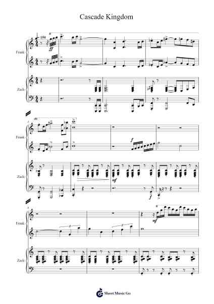 Cascade Kingdom - Super Mario Odyssey Sheet Music by Koji Kondo-Arr.Canjill Myrruth