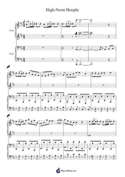 High-Noon Hoopla Sheet Music by Garnie-Arr.Humbryce Vanral