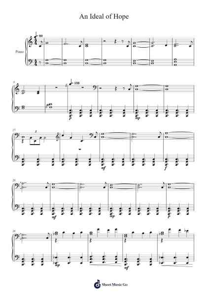 An Ideal of Hope Sheet Music by -Arr.Walshac