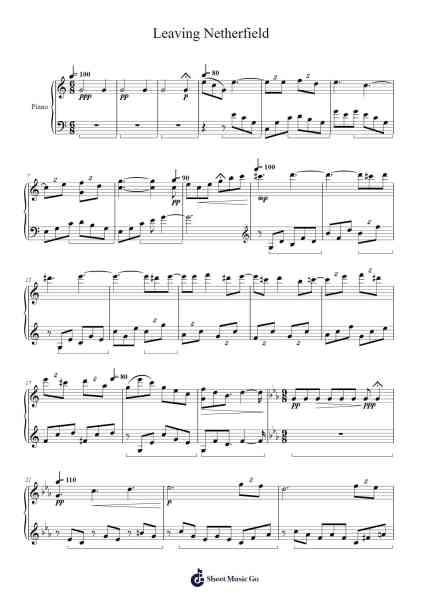 Leaving Netherfield Sheet Music by undefined-Arr.Ausdre