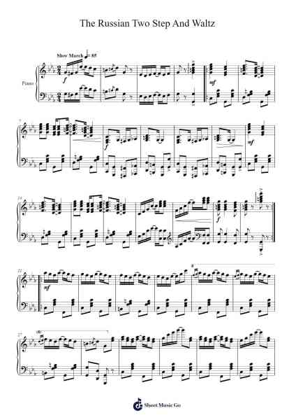 The Russian Two Step and Waltz Sheet Music by Benjamin Hernandez-Arr.Jeno Willlotte