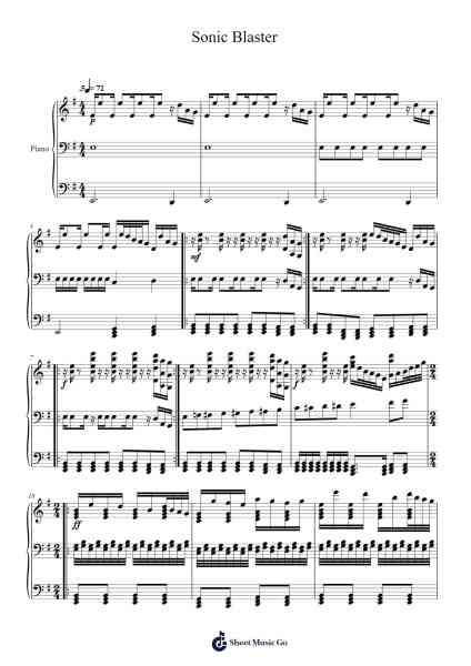 Sonic Blaster Sheet Music by undefined-Arr.Wildeh Francesgrace
