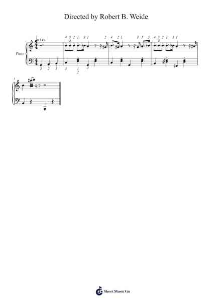Directed by Robert B. Weide Sheet Music by Luciano Michelini-Arr.Shamens Xedric