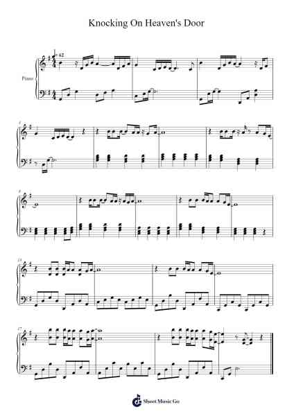 Knocking On Heaven's Door Sheet Music by Guns N' Roses-Arr.Matlas