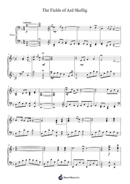 The Fields of Ard Skellig Sheet Music by Marcin Przybyłowicz-Arr.Puhill Wesreen