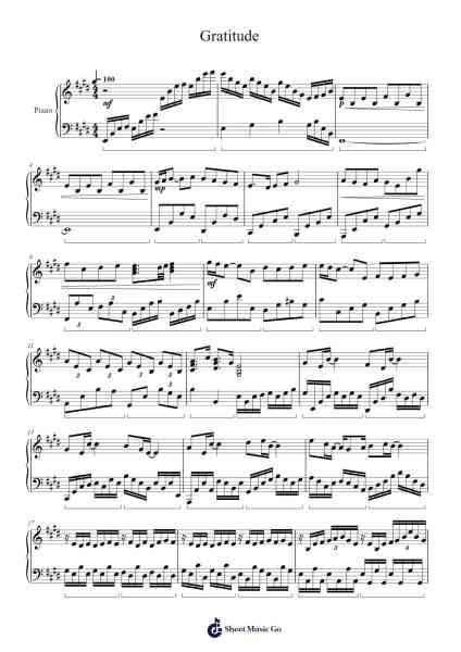 Gratitude Sheet Music by Stanlyn Steinyves-Arr.Fieldbing