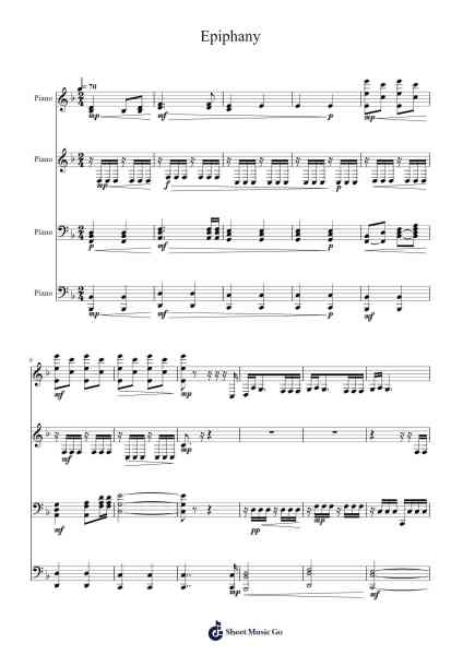 Epiphany Sheet Music by Payrold-Arr.Payyule