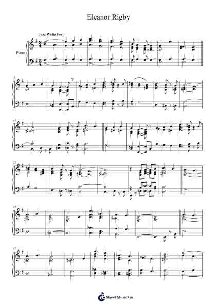 Eleanor Rigby Sheet Music by Unknown-Arr.Jesphy Vebmons