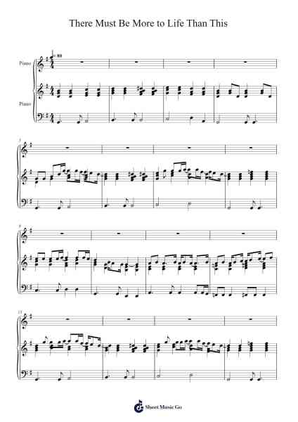 There Must Be More to Life Than This Sheet Music by Freddie Mercury-Arr.Joelrad