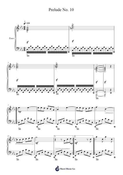 Prelude No. 10 - Winter Requiem Sheet Music by Mynald Lytmand-Arr.Hearstlynch