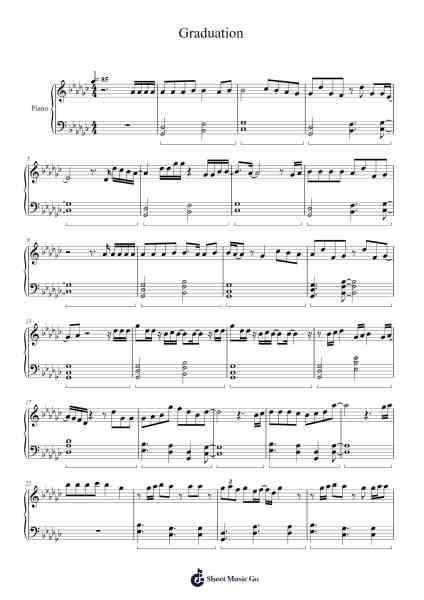 Graduation Sheet Music by NCT DREAM-Arr.Warald Kipfrank