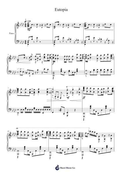 Eutopia Sheet Music by Lanzhu Zhong-Arr.Webbjohn Zafy