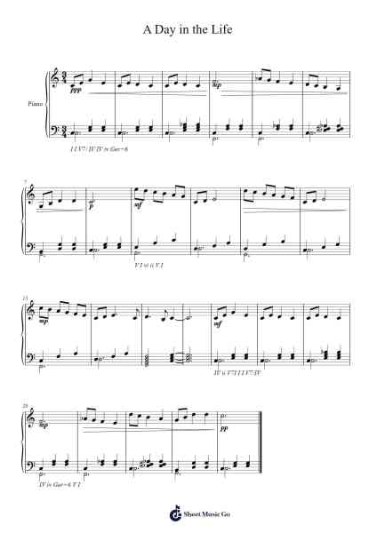 A Day in the Life Sheet Music by Zoemar Lebron-Arr.Huthorne