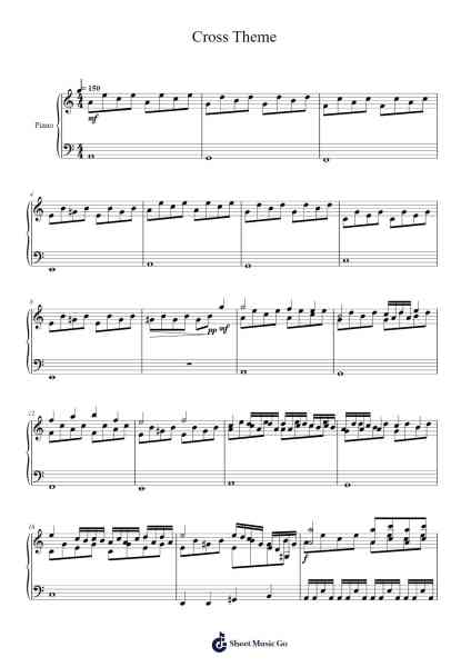 Cross Theme Sheet Music by jakei-Arr.Lambharine Ryphens
