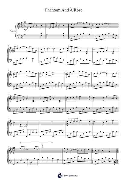 Phantom And A Rose Sheet Music by Hiroki Kikuta-Arr.Gasper Inlot