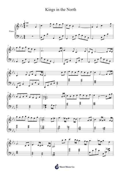 Kings in the North (From Europa Universalis IV) Sheet Music by Andreas Waldetoft-Arr.Bunharine Coftroy