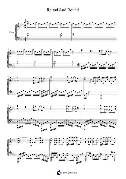 Round And Round Sheet Music by Heize-Arr.Kyleyy