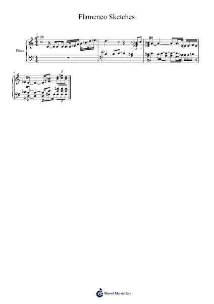 Flamenco Sketches Sheet Music by Miles Davis-Arr.Heca