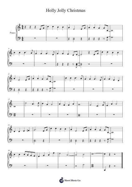 Holly Jolly Christmas Sheet Music by Johnny Marks-Arr.Saulnick Huddon