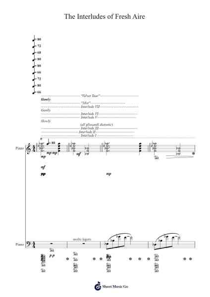 The Interludes of Fresh Aire Sheet Music by Chip Davis-Arr.Birwylde