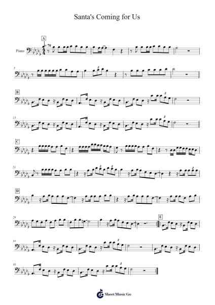 Santa's Coming for Us Sheet Music by Sia-Arr.Bowreed