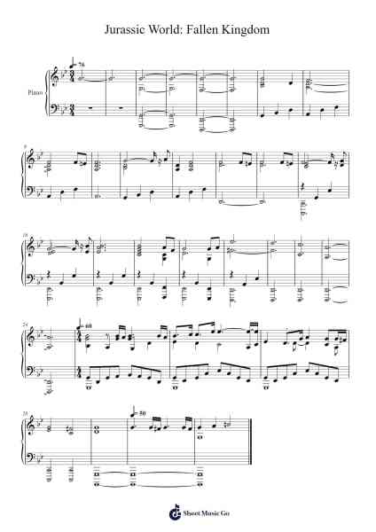 Volcano to Death Sheet Music by Michael Giacchino/John Williams-Arr.Noelpiers Sonmann