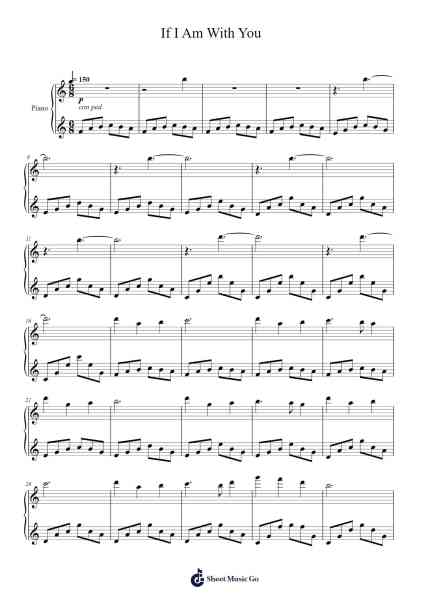 If I Am With You (Hollow Purple ver.) Notenblatt von Yoshimasa Terui-Arr.Lambharine Ryphens
