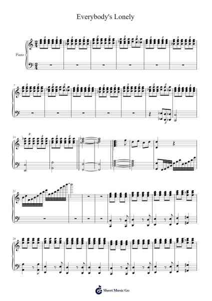 Everybody's Lonely Sheet Music by Jukebox the Ghost-Arr.Wheenan