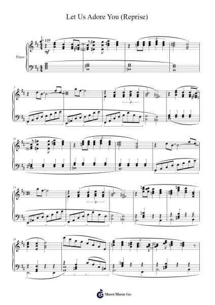 Let Us Adore You (Reprise) Sheet Music by Rebecca Sugar-Arr.Emton