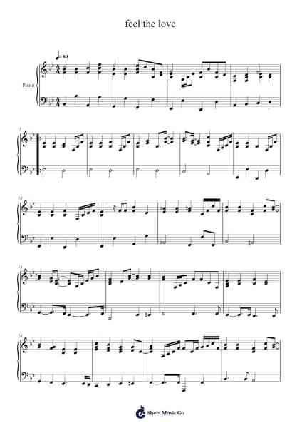 feel the love Sheet Music by Elton John-Arr.Tice Charsweet