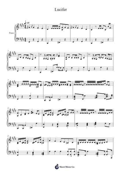 Lucifer Sheet Music by ENHYPEN-Arr.Sodwight