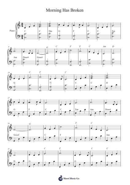 Morning Has Broken Sheet Music by Cat Stevens-Arr.Joshgins Widred