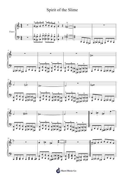 Spirit of the Slime 樂譜由 Nathan Hanover Synthonic Orchestra - 編曲 Winsmew
