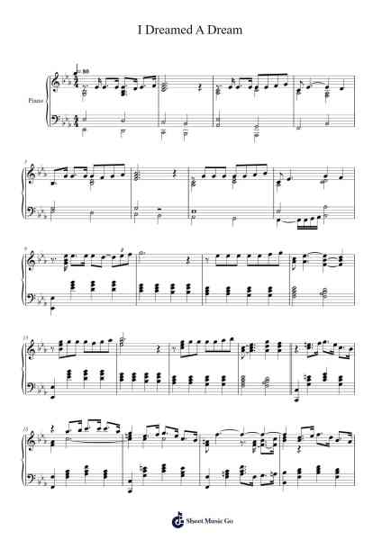 I Dreamed a Dream from Les Misérables Sheet Music by Claude-Michel Schönberg-Arr.Hunfrances Dunnfay