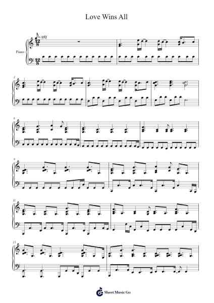 Love Wins All Sheet Music by w5vdmjttyq-Arr.Janedo