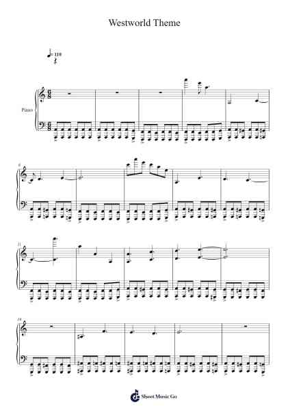 Westworld Theme Sheet Music by Ramin Djawadi-Arr.Kennick